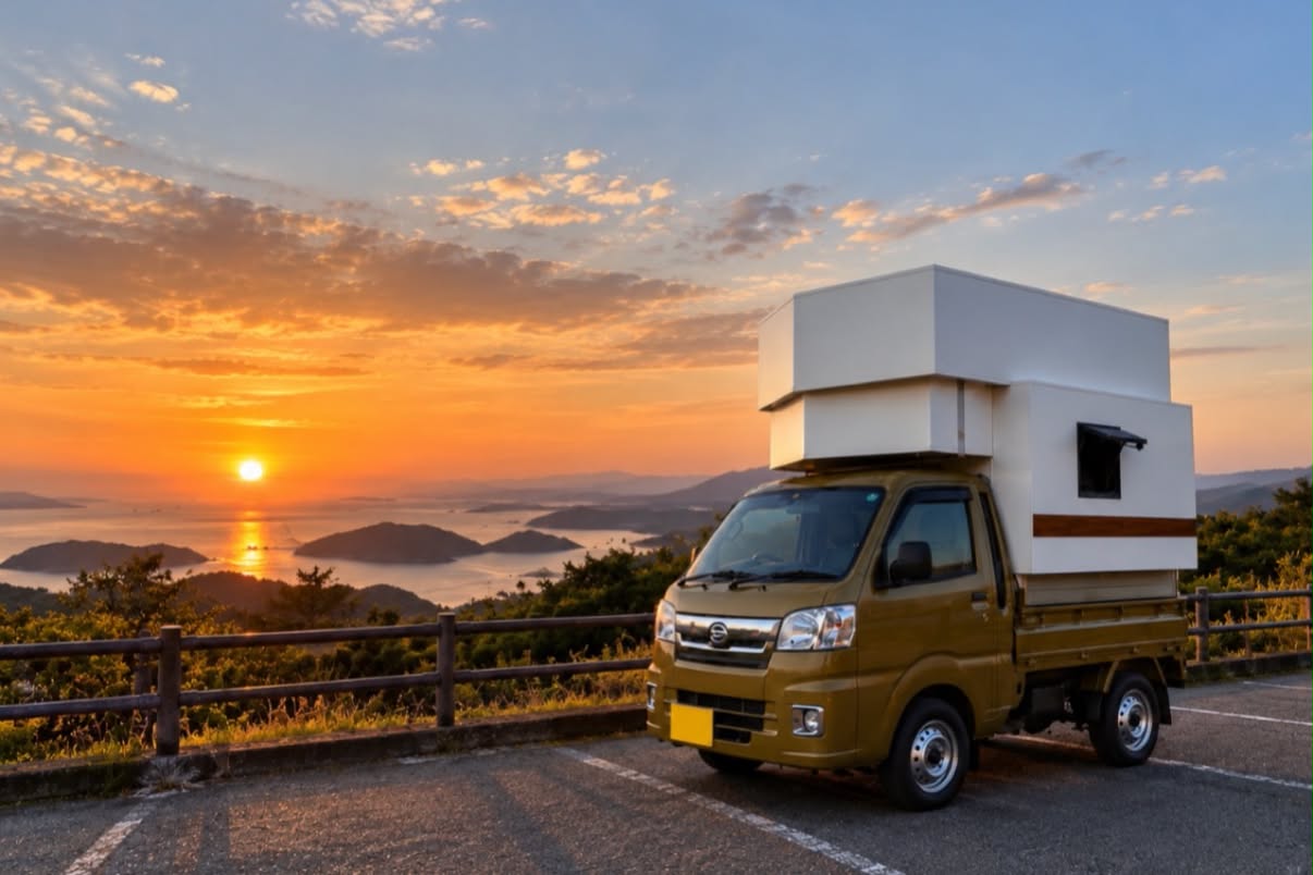  軽トラキャンピングカー